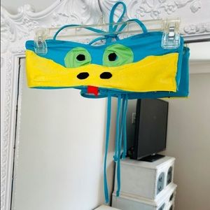 SALE *One of a Kind* SAMPLE COLORFUL SNAKE Crop Top